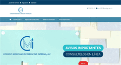 Desktop Screenshot of cmmi.org.mx